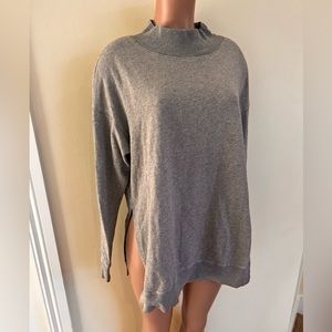 FREE PEOPLE oversized sweatshirt with high slits
